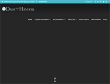 Tablet Screenshot of dashhandful.com